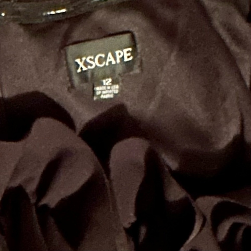 Xscape Black Off-Shoulder Ruffle Maxi Dress - Picture 7 of 8